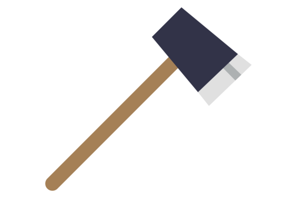 Download Tourist Axe Color Icon - Axe Collection