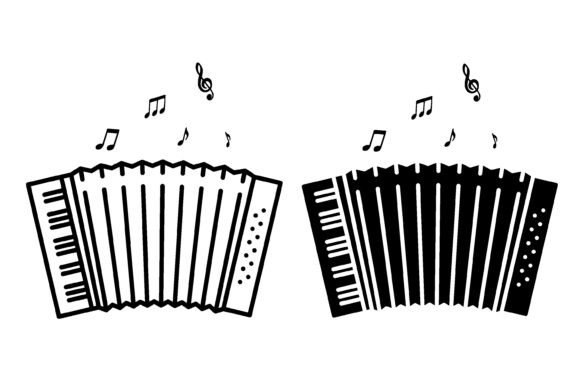 Download Linear Icon. Accordion Keyboard Musical - Linear Collection