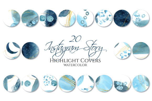 Download Watercolor Instagram Story Highlight - Water Collection