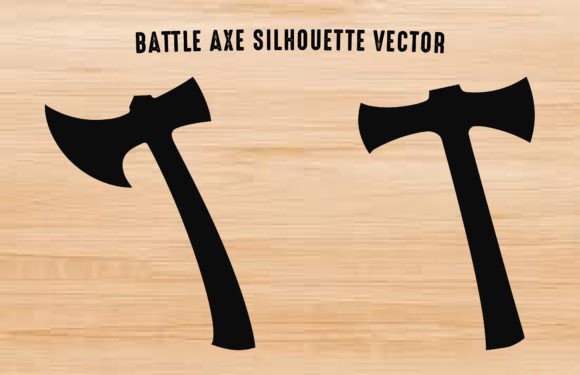 Download Battle Axe Silhouette Vector, Battleaxes - Axe Collection
