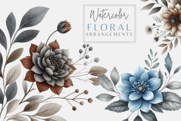 Download Watercolor Flower Arrangements Florals - Water Collection