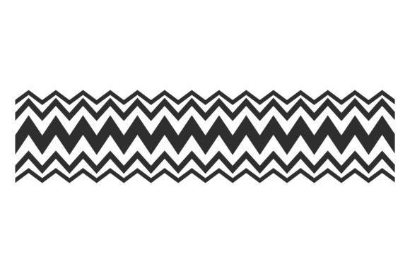 Download Black Zig Zag Ornament. Linear Pattern D - Linear Collection