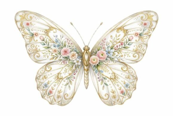 Download Watercolor Butterfly Wedding Clipart - Water Collection