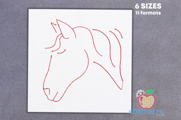 Download A Horse Made in Red Lineart - Linear Collection